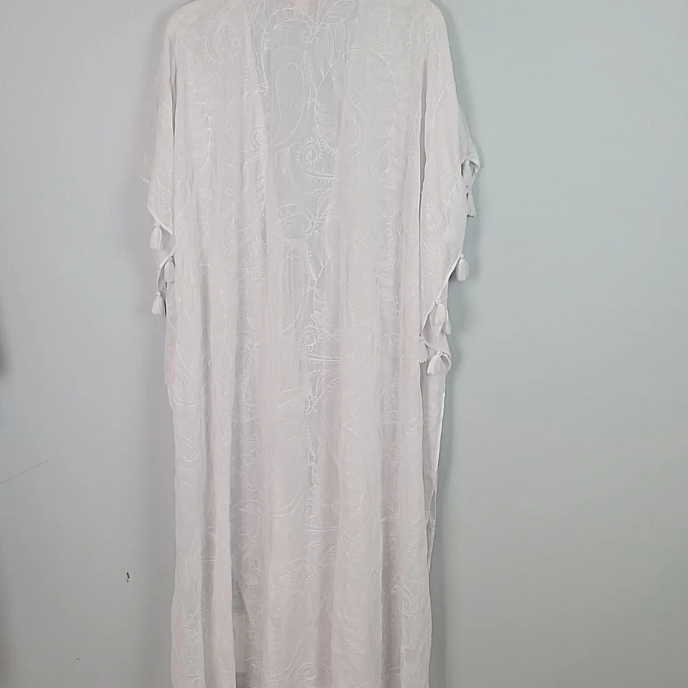 Lilly Pulitzer Scheena Midi swimsuit cover up resort white L/XL